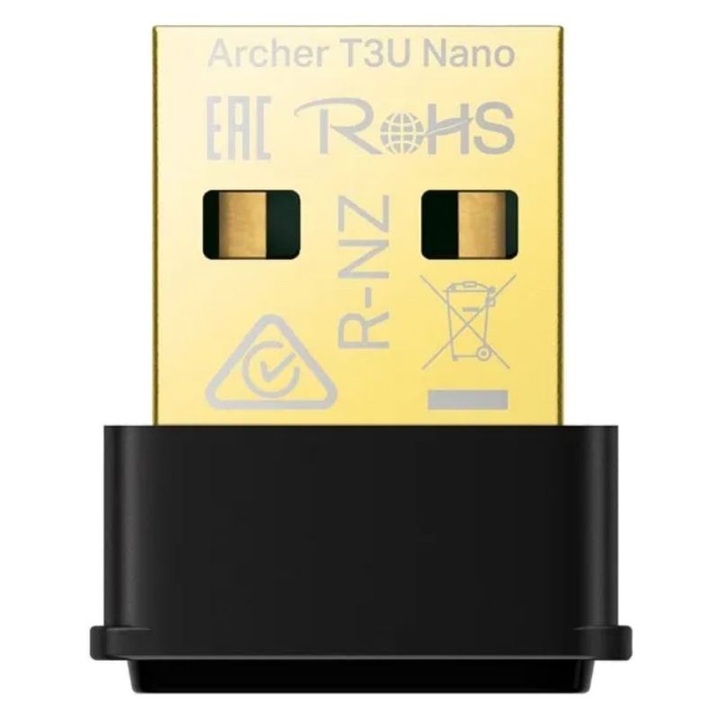 mini adaptador nano wireless tp-link usb ac1300 t3u archer t3u nano (mp)