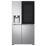 geladeira smart lg inverter frost free 628 litros side by side instaview inox look gc-x267gl5 bivolt
