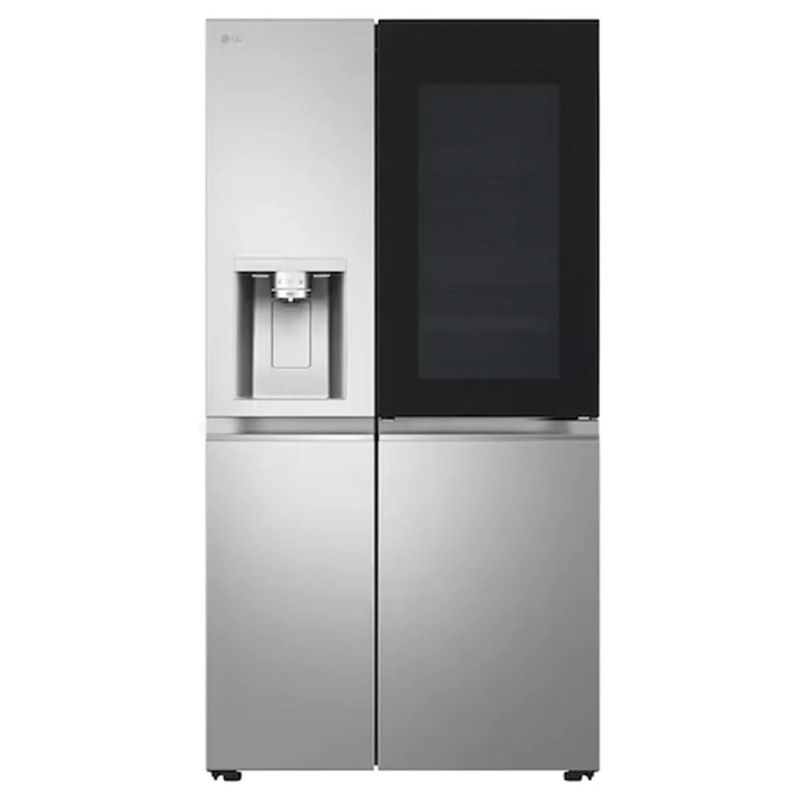 geladeira smart lg inverter frost free 628 litros side by side instaview inox look gc-x267gl5 bivolt