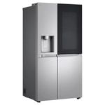 geladeira smart lg inverter frost free 628 litros side by side instaview inox look gc-x267gl5 bivolt