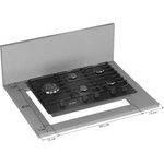 cooktop 5 bocas mueller antiaderente preto mcg5bn bivolt