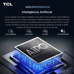 smart tv 4k tcl 65" advanced qled google tv processador aipq 65t6c t6c