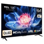 smart tv 4k tcl 65" advanced qled google tv processador aipq 65t6c t6c