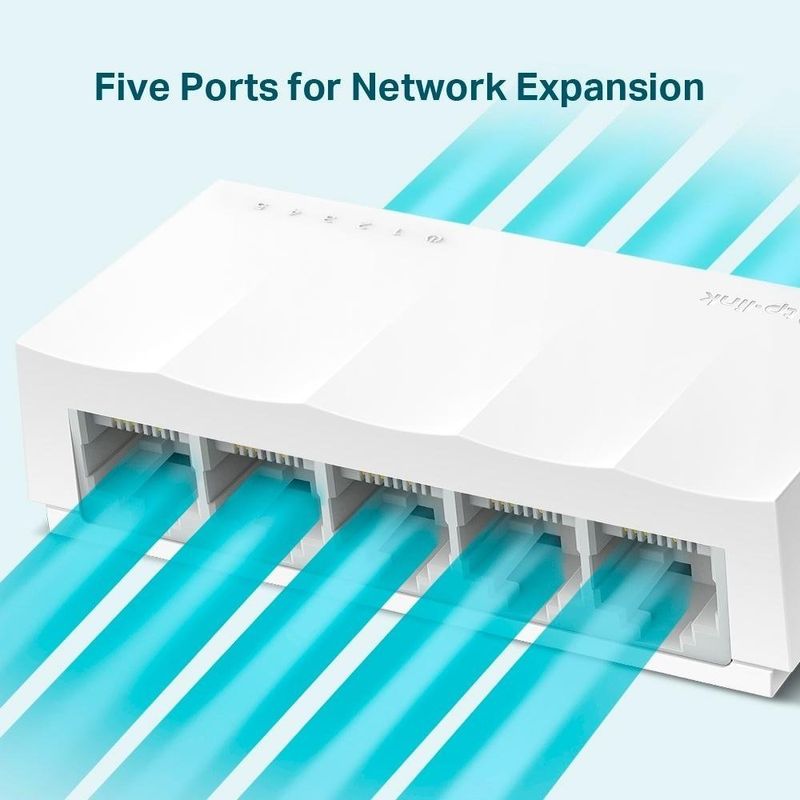 switch 5 portas fast ethernet 10/100 mbps tp-link ls1005 (mp)