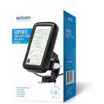 suporte capa para smartphone para moto à prova d'água com saída usb exbom sp-ca25l (mp)
