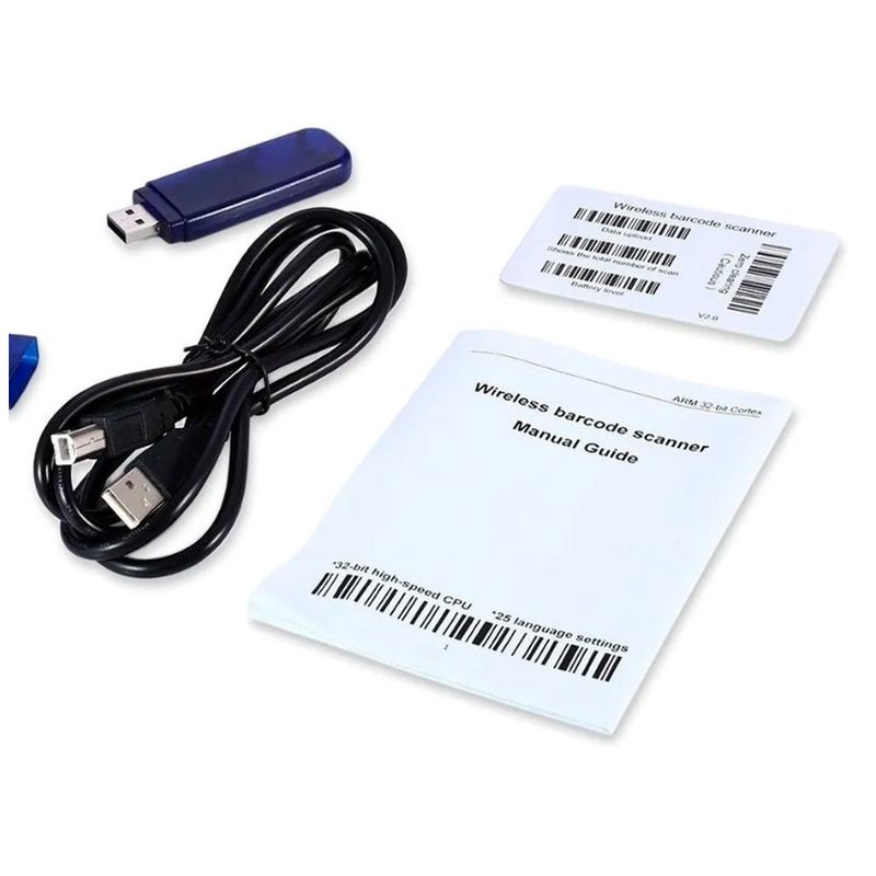 leitor de código de barras sem fio exbom lcb-s600a (mp)