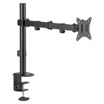 suporte de mesa fixo para monitor 17" a 32" articulado fortrek fk 425s 81034 (mp)