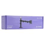 suporte de mesa fixo para monitor 17" a 32" articulado fortrek fk 425s 81034 (mp)