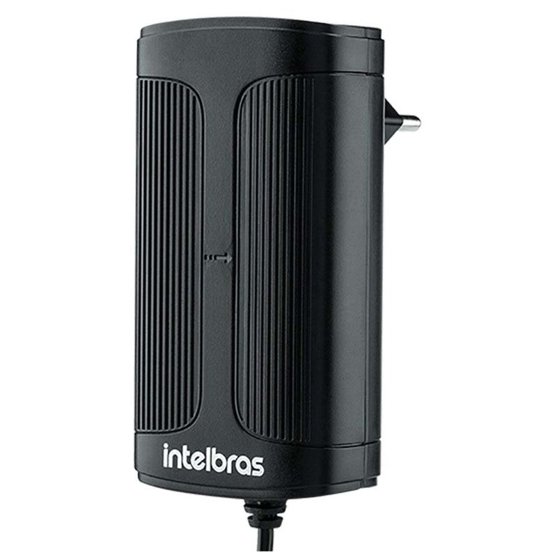 fonte nobreak 12v 1a com bateria interna intelbras efb 1201 preta 4820042 (mp)