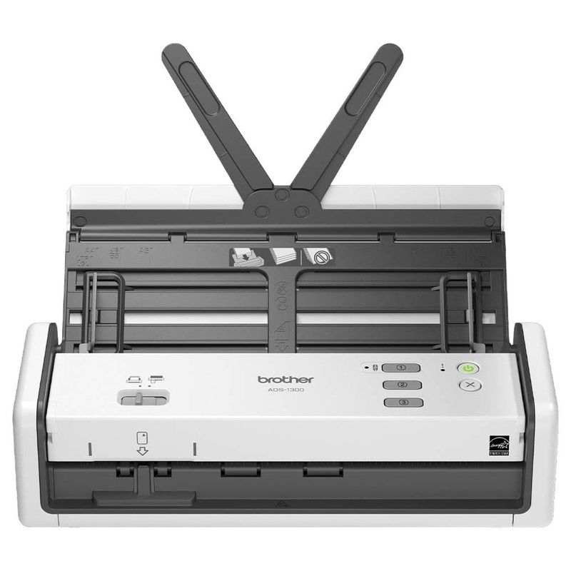scanner portátil de mesa brother ads-1300 duplex usb 30ppm ads1300 (mp)