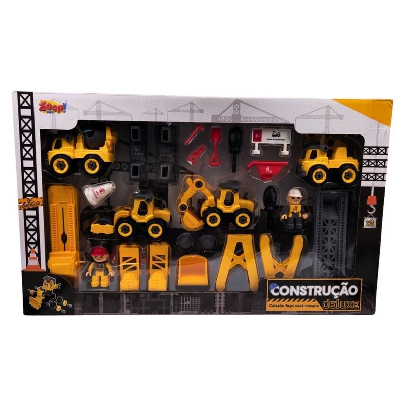 kit mega construção infantil monta e desmonta zoop toys zp01211