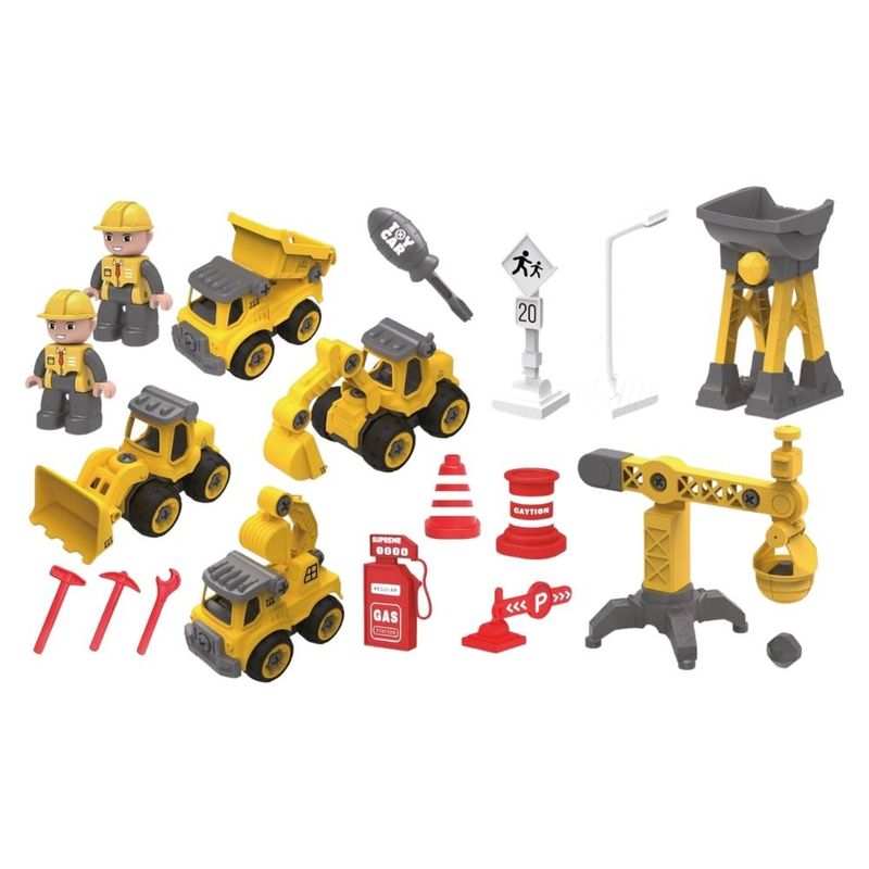 kit mega construção infantil monta e desmonta zoop toys zp01211