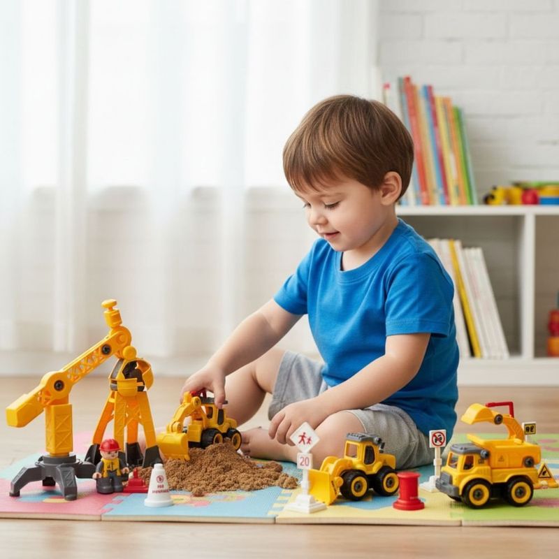 Kit Mega Construção Infantil Monta e Desmonta Zoop Toys