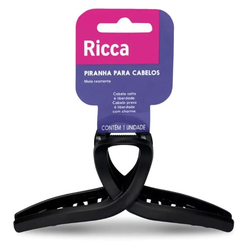 piranha para cabelos ricca loop