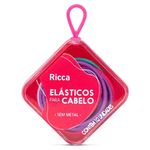 elástico com case summer ricca 10 unidades