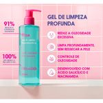 gel de limpeza profunda facial ricca 300ml