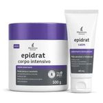 kit hidratante epidrat corpo intensivo 500g + calm restaurador facial 40ml