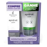 kit epidrat calm hidratante facial 40ml + gel de limpeza facial 150g