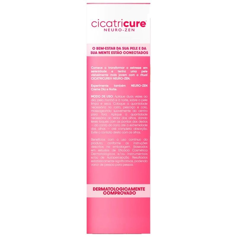sérum facial antirrugas com melatonina cicatricure neuro-zen 30ml