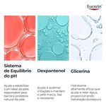 gel de limpeza corporal e facial eucerin ph5 400ml