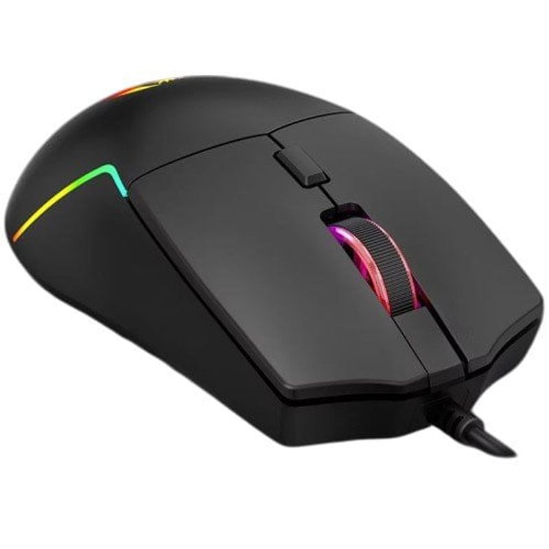 mouse gamer redragon naga preto rgb