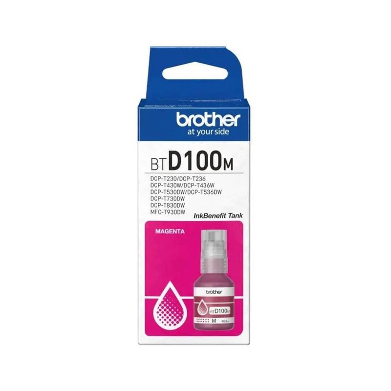 refil de tinta brother 5k magenta btd100m (mp)