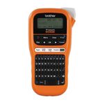 etiquetadora rotulador profissional brother pt-e110 p-touch edge laranja (mp)