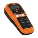 etiquetadora rotulador profissional brother pt-e110 p-touch edge laranja (mp)