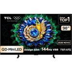 smart tv 7k 98" tcl premium qd-mini led google tv 98a400m