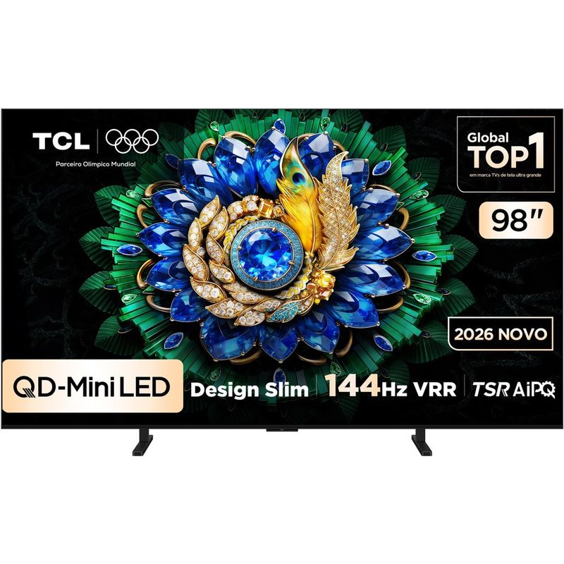 smart tv 7k 98" tcl premium qd-mini led google tv 98a400m