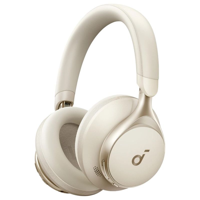 headphone soundcore space one com cancelamento de ruído adaptativo branco (id)