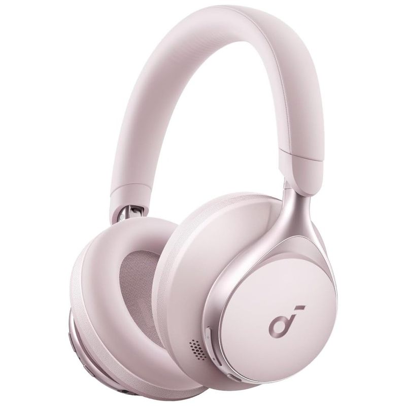 headphone soundcore space one com cancelamento de ruído adaptativo rosa (id)