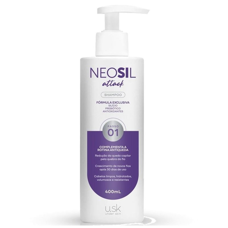 shampoo antiqueda neosil attack 400ml