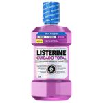 enxaguante antisséptico bucal listerine cuidado total refrescância intensa 250ml