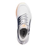 tênis tennis feminino n°38 fila master ace azul laranja (mp)