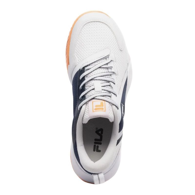 tênis tennis feminino n°38 fila master ace azul laranja (mp)