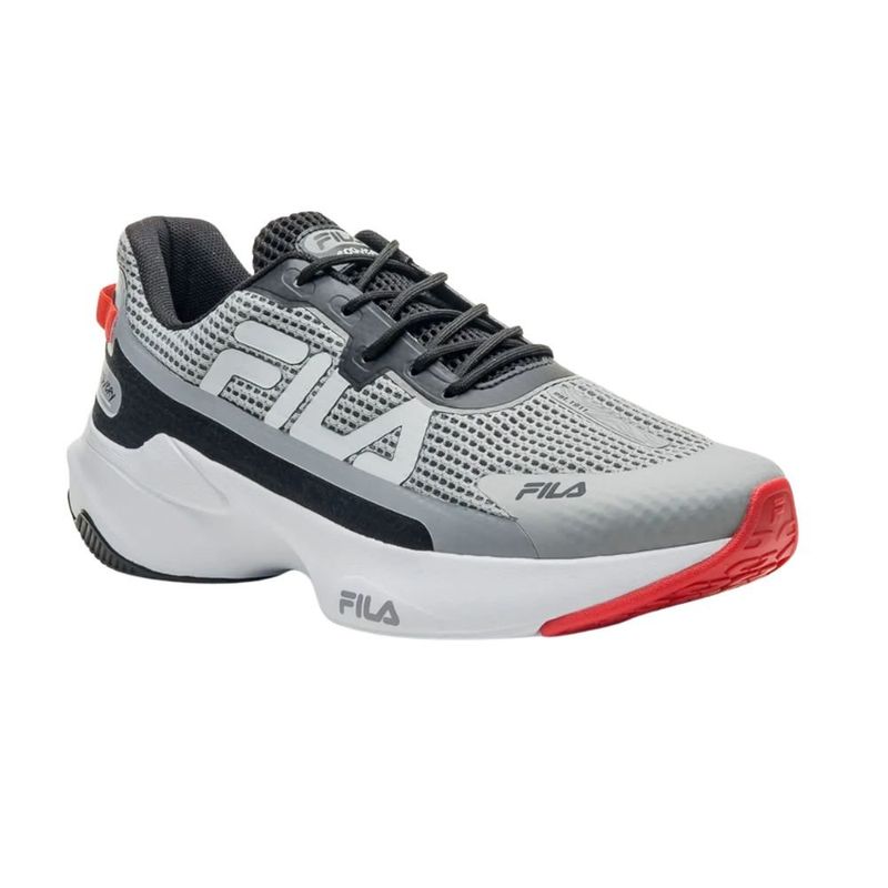Tênis Treino Masculino n°39 Fila Recovery Preto Vermelho