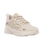 tênis casual feminino n°35 fila venture tracer lite bege dourado (mp)