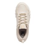 tênis casual feminino n°35 fila venture tracer lite bege dourado (mp)