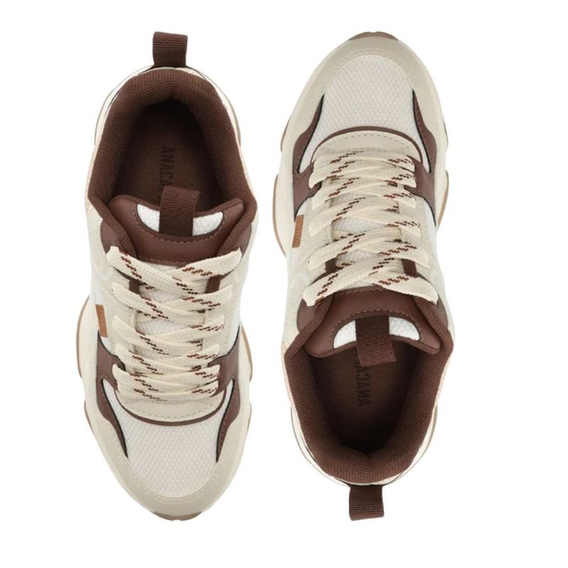 tênis casual feminino n°39 anacapri robusto alexa marrom (mp)