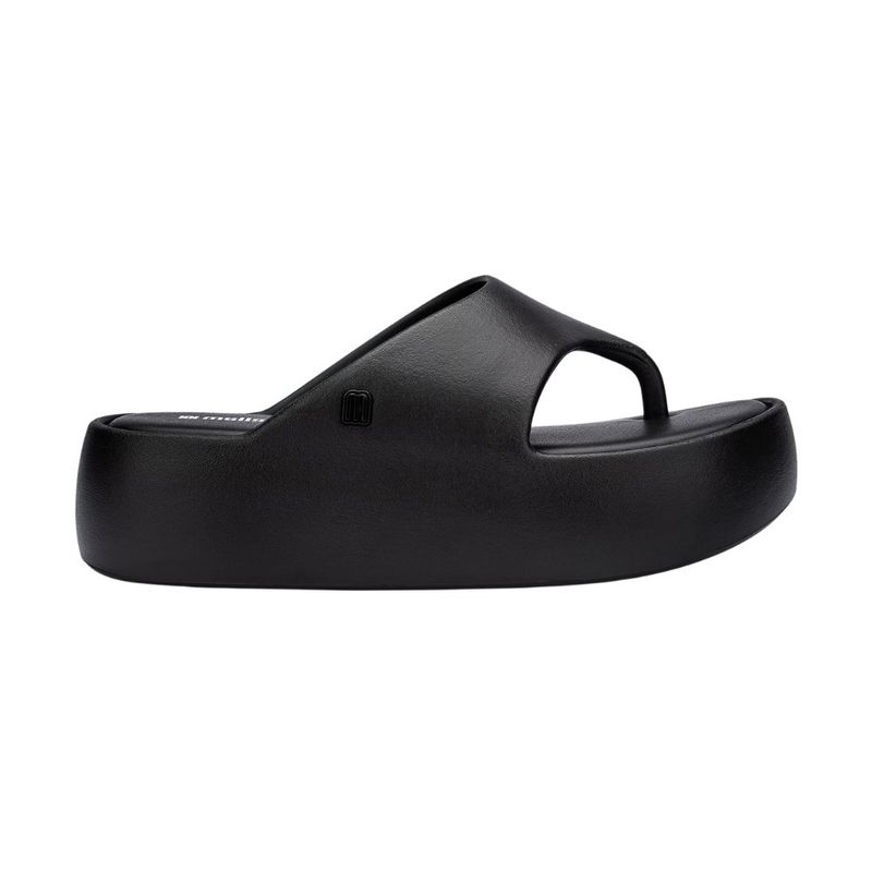 sandália plataforma feminina n°37 melissa free platform thong preto (mp)