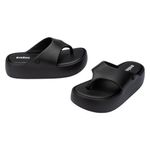 sandália plataforma feminina n°37 melissa free platform thong preto (mp)