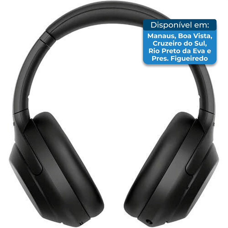 Sony WH-1000XM4 ブラック Fone Bluetooth Sony WH-1000XM4 Preto