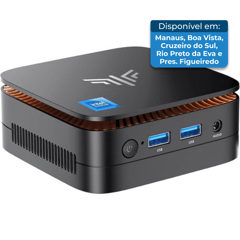 Mini PC Kamrui Essenx E1 256GB SSD Preto N150