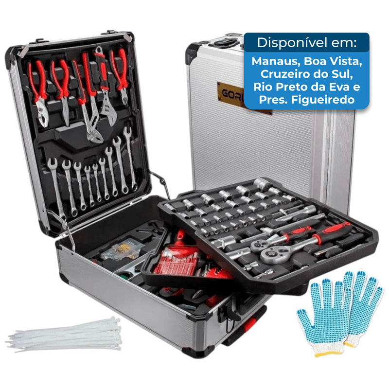 SmileAngel Kit Ferramentas Xiongzhi 399 Peças com Maleta
