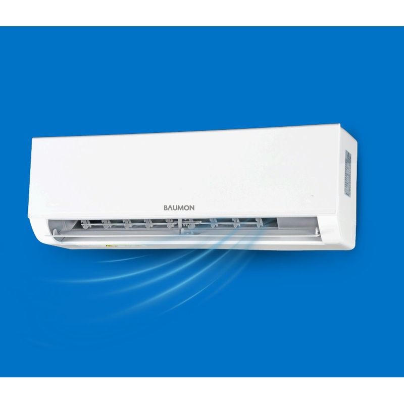 ar-condicionado split inverter 32.000 btus baumon hi-wall 220v 60hz gás r32a branco