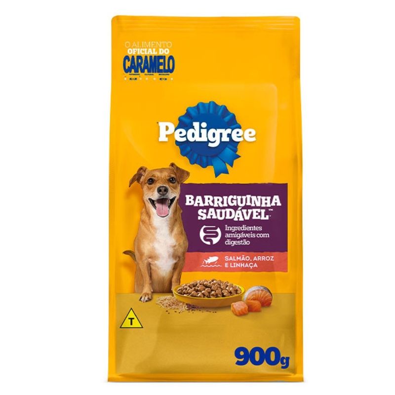 ração para cães adultos pedigree raças pequenas salmão 900g (mp)
