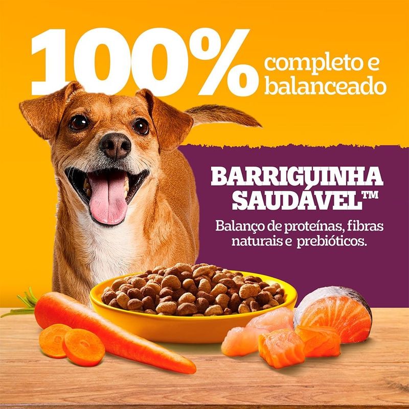 ração para cães adultos pedigree raças pequenas salmão 900g (mp)