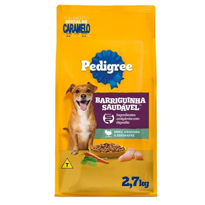 ração para cães adultos pedigree raças pequenas peru 2,7kg (mp)