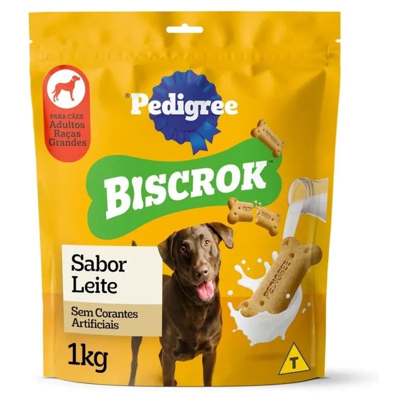 petisco pedigree biscrok adulto raça grande 1kg (mp)